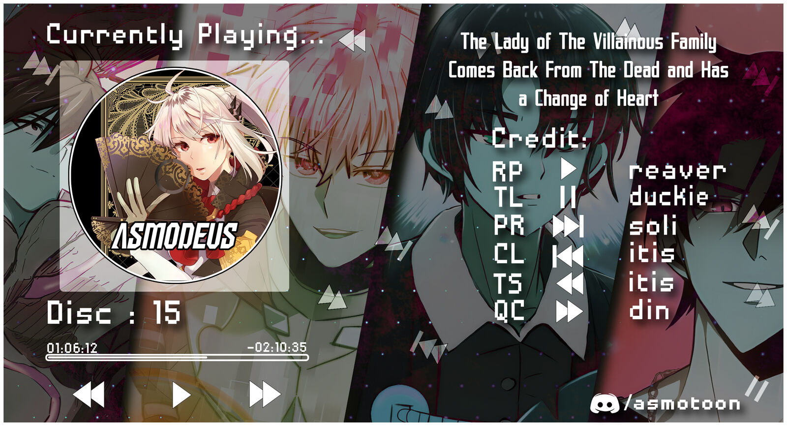 Akuyaku Ikka No Okugata Shi Ni Modori Shite Kokoro Wo Irekaeru 15 1