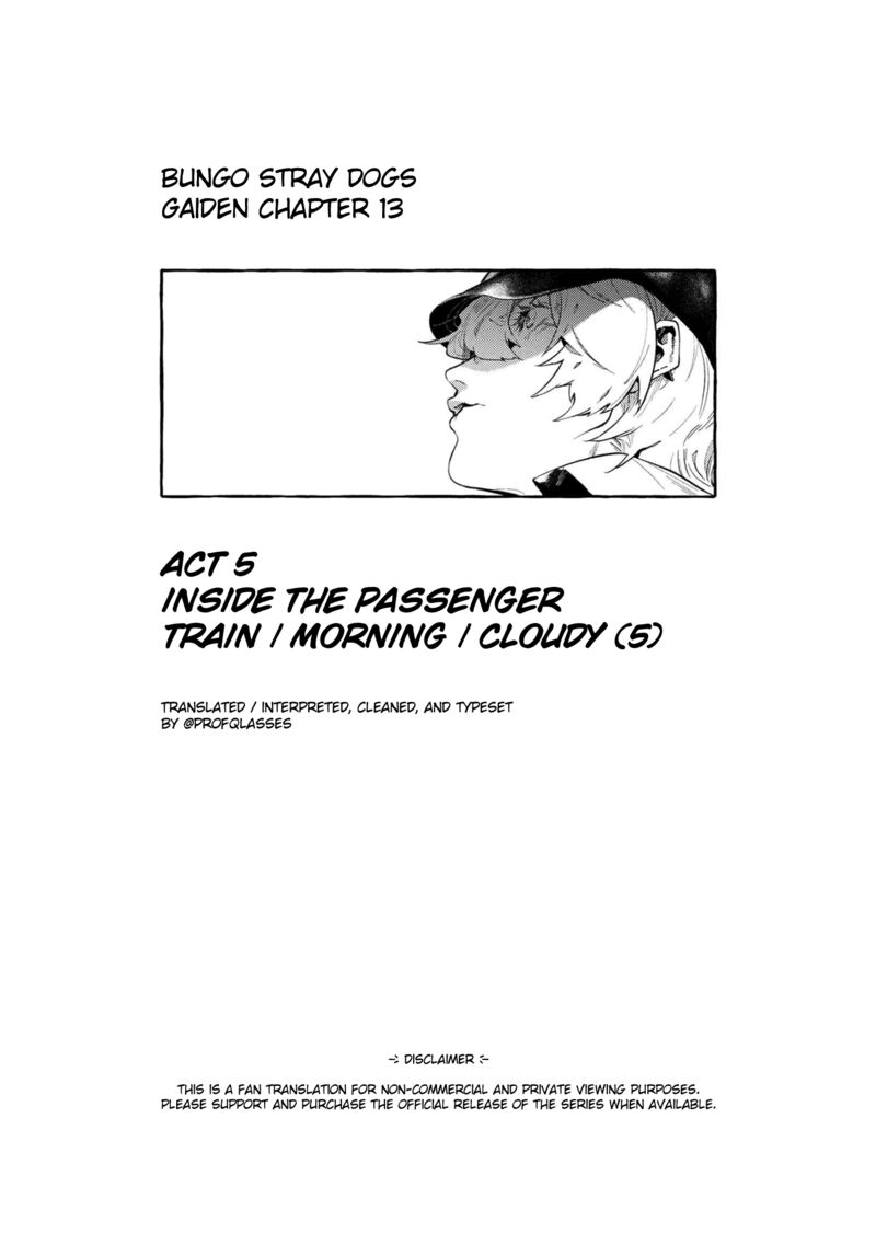 Bungou Stray Dogs Gaiden Ayatsuji Yukito Vs Kyougoku Natsuhiko 13 1