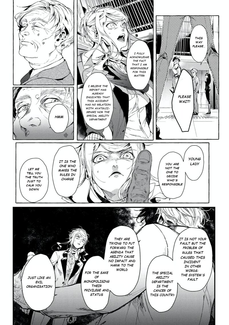 Bungou Stray Dogs Gaiden Ayatsuji Yukito Vs Kyougoku Natsuhiko 5b 4