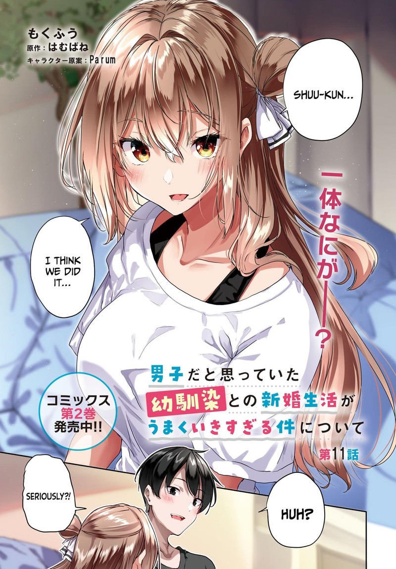 Danshi Da To Omotteita Osanajimi To No Shinkon Seikatsu Ga Umaku Ikisugiru Ken Ni Tsuite 11 1