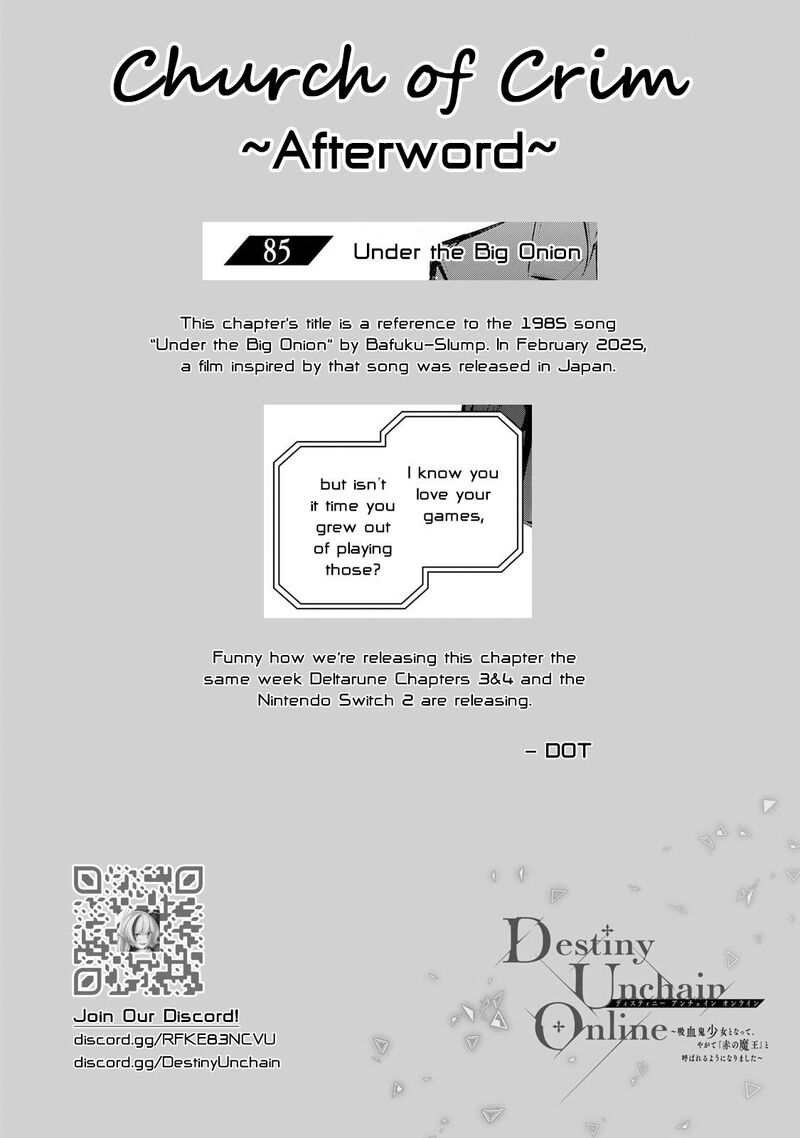 Destiny Unchain Online 85 18