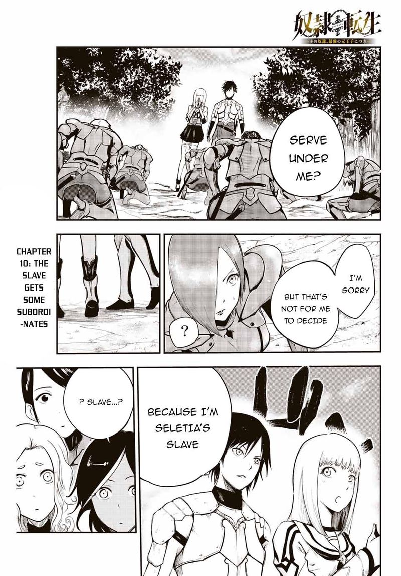 Dorei Tensei Sono Dorei Saikyou No Moto Ouji Ni Tsuki 10 1