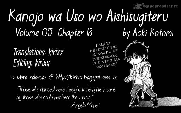 Kanojo Wa Uso Wo Aishisugiteru 18 1