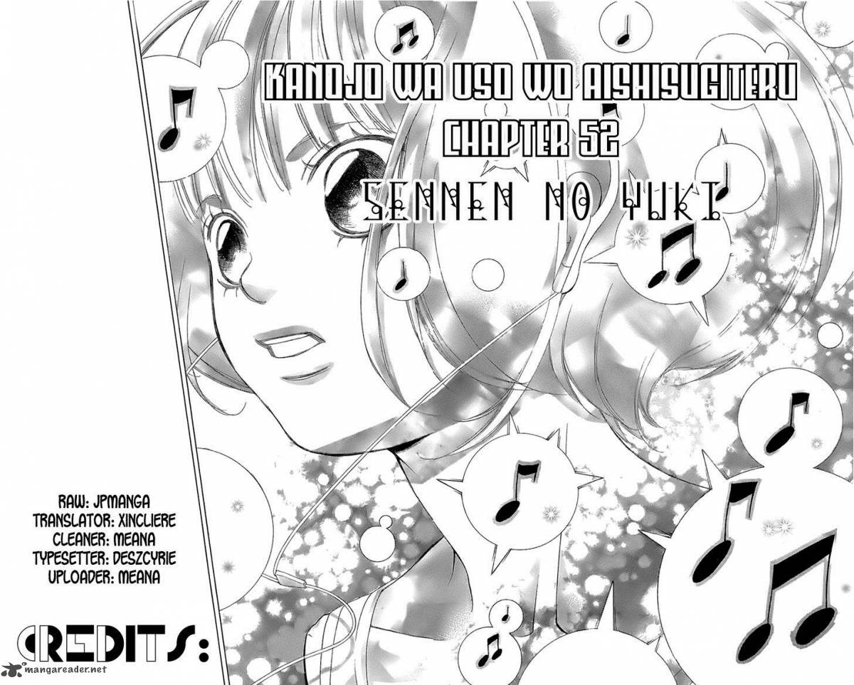 Kanojo Wa Uso Wo Aishisugiteru 52 1