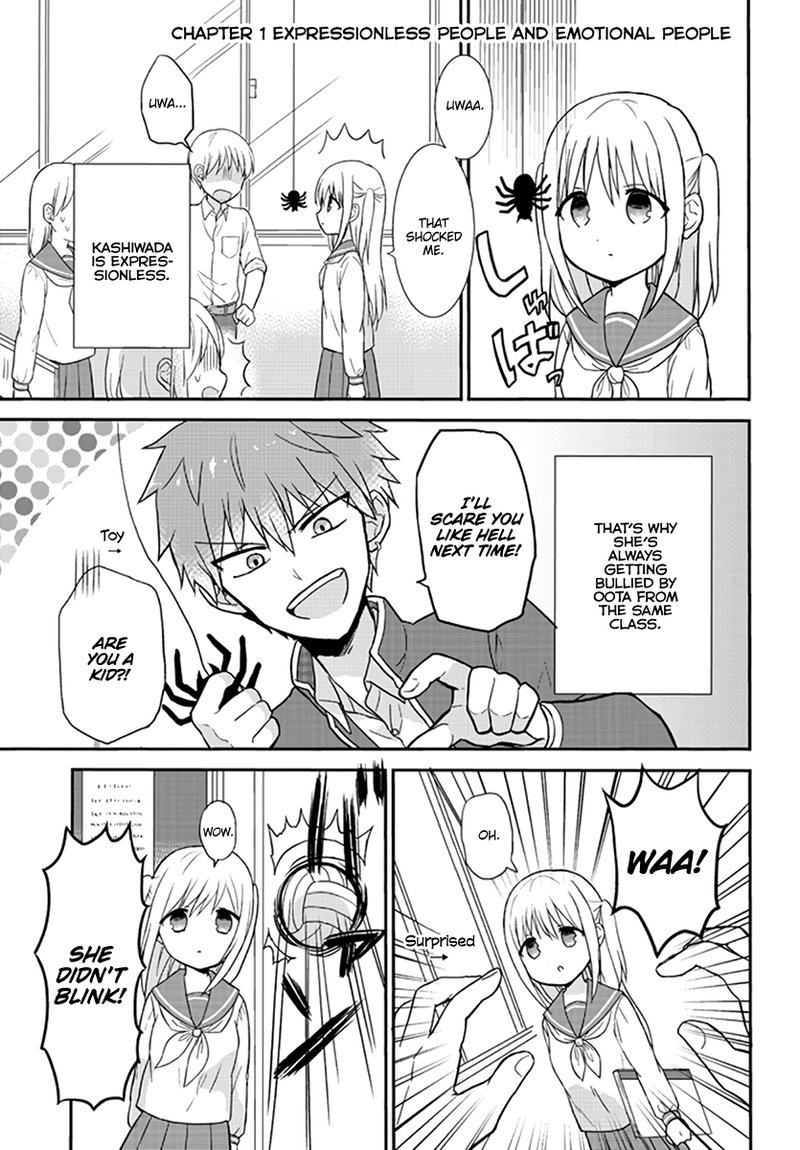Kao Ni Denai Kashiwada San To Kao Ni Deru Ota Kun 1 2