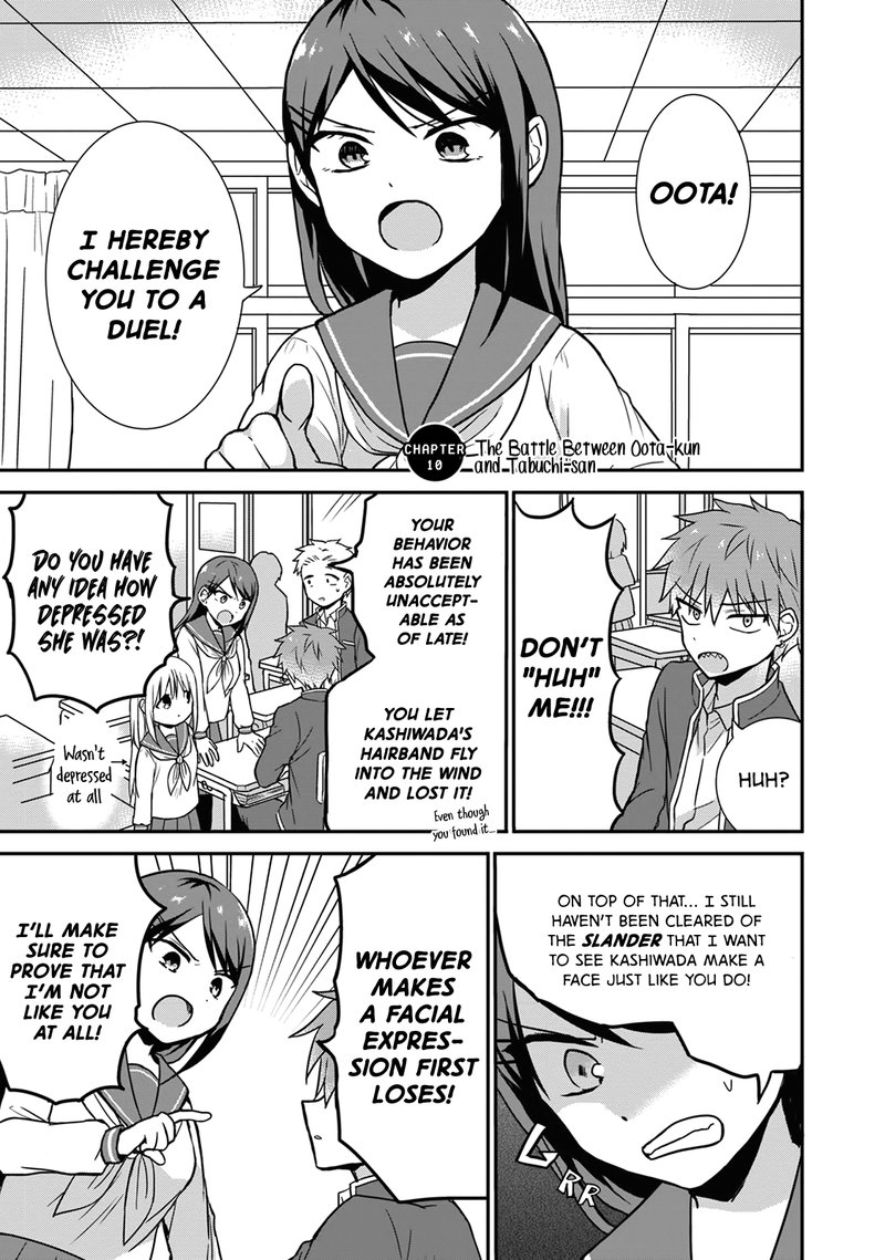 Kao Ni Denai Kashiwada San To Kao Ni Deru Ota Kun 10 1