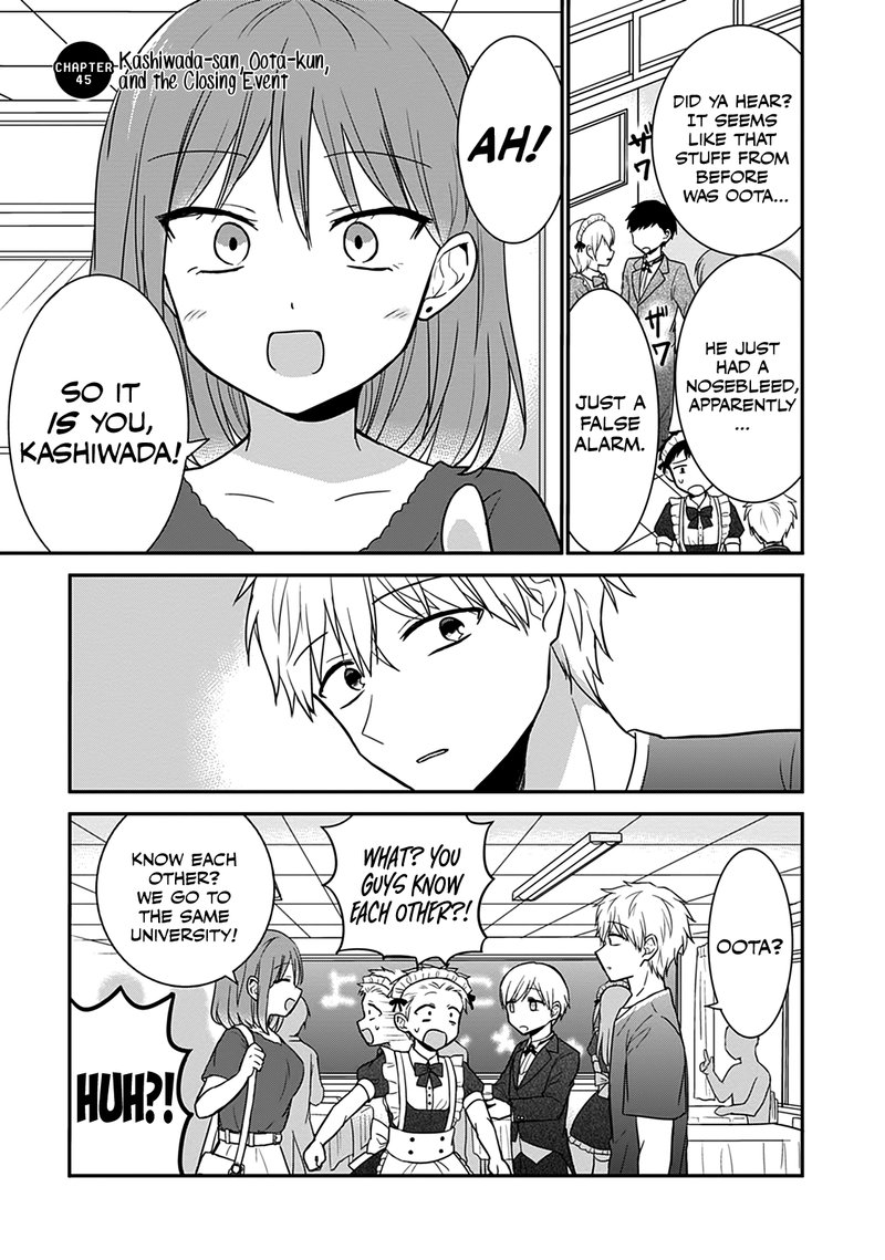Kao Ni Denai Kashiwada San To Kao Ni Deru Ota Kun 45 2