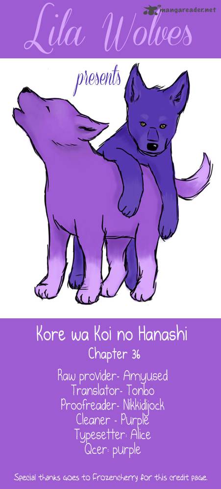 Kore Wa Koi No Hanashi 36 1