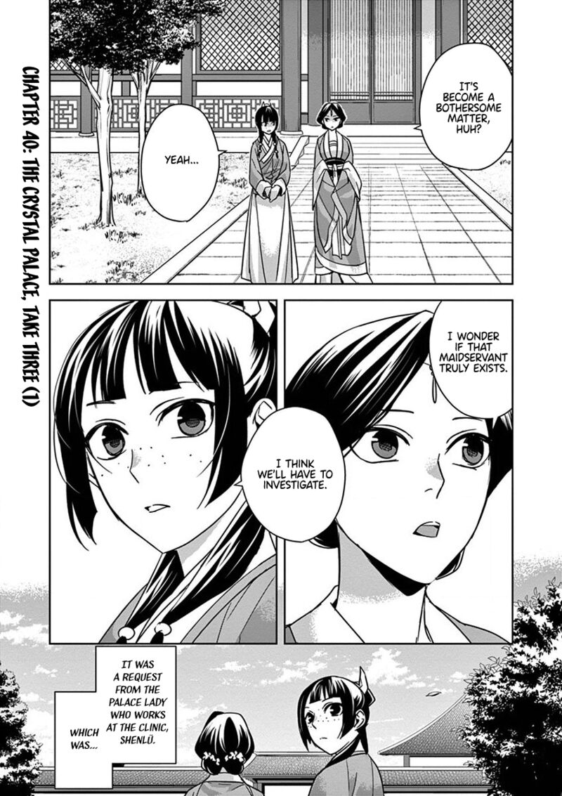 Kusuriya No Hitorigoto Maomao No Koukyuu Nazotoki Techou 40 1