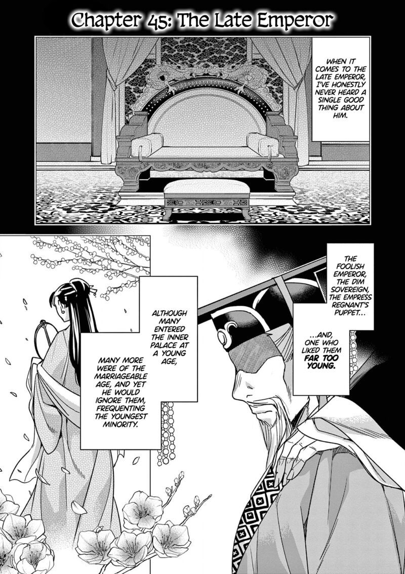 Kusuriya No Hitorigoto Maomao No Koukyuu Nazotoki Techou 45 1