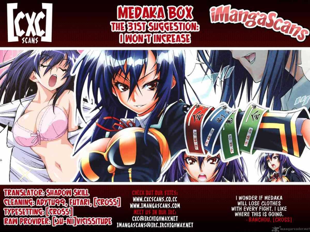 Enjoy reading Chapter 31 of Medaka <b>Box</b> page 19. 