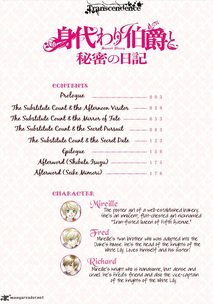 Migawari Hakushaku To Himitsu No Nikki 1 3