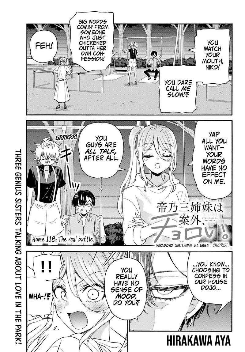 Mikadono Sanshimai Wa Angai Choroi 118 1