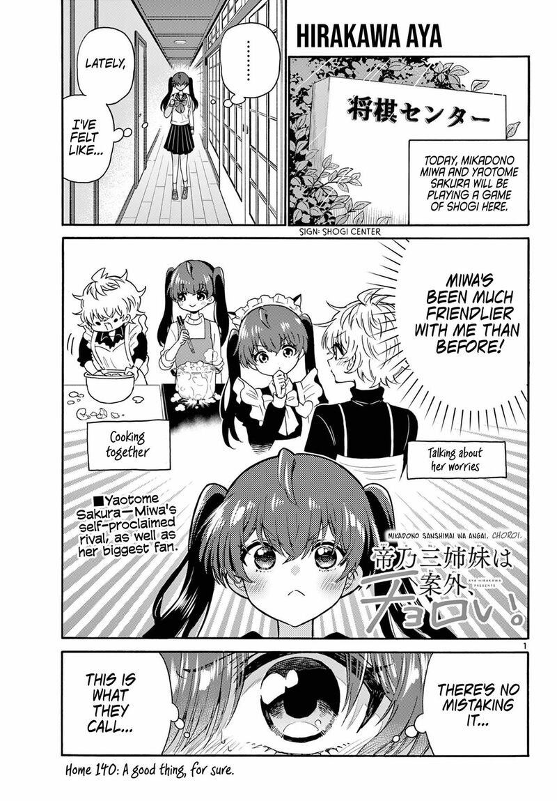 Mikadono Sanshimai Wa Angai Choroi 140 1
