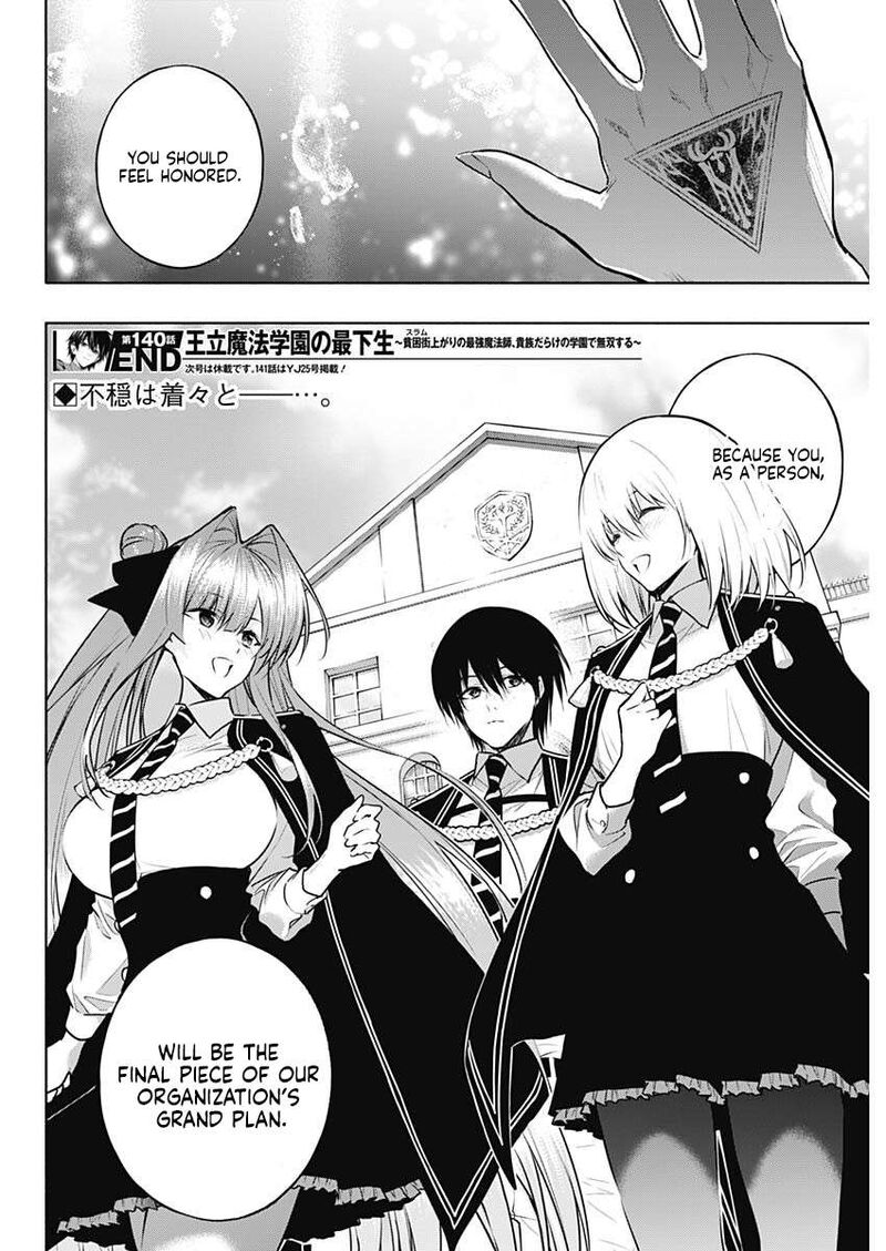 Ouritsu Mahou Gakuen No Saikasei Hinkongai Agari No Saikyou Mahoushi Kizoku Darake No Gakuen De Musou Suru 140 18