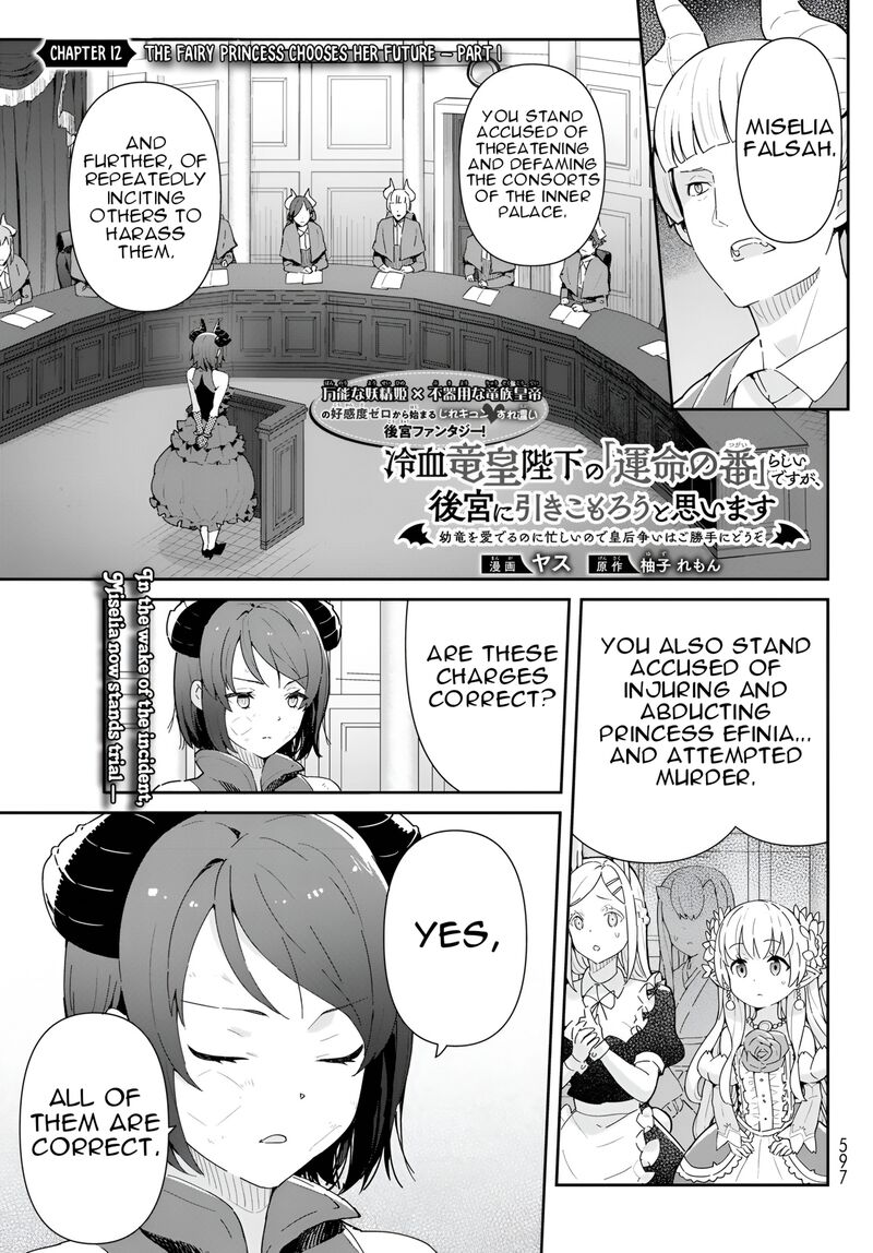 Reiketsu Ryuuou Heika No Unmei No Tsugai RashII Desu Ga Koukyuu Ni Hikikomorou To Omoimasu 12a 2