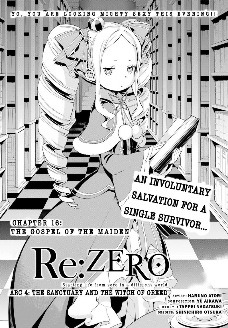 Rezero Kara Hajimeru Isekai Seikatsu Dai 4 Shou SeIIki To Gouyoku No Majo 16 1