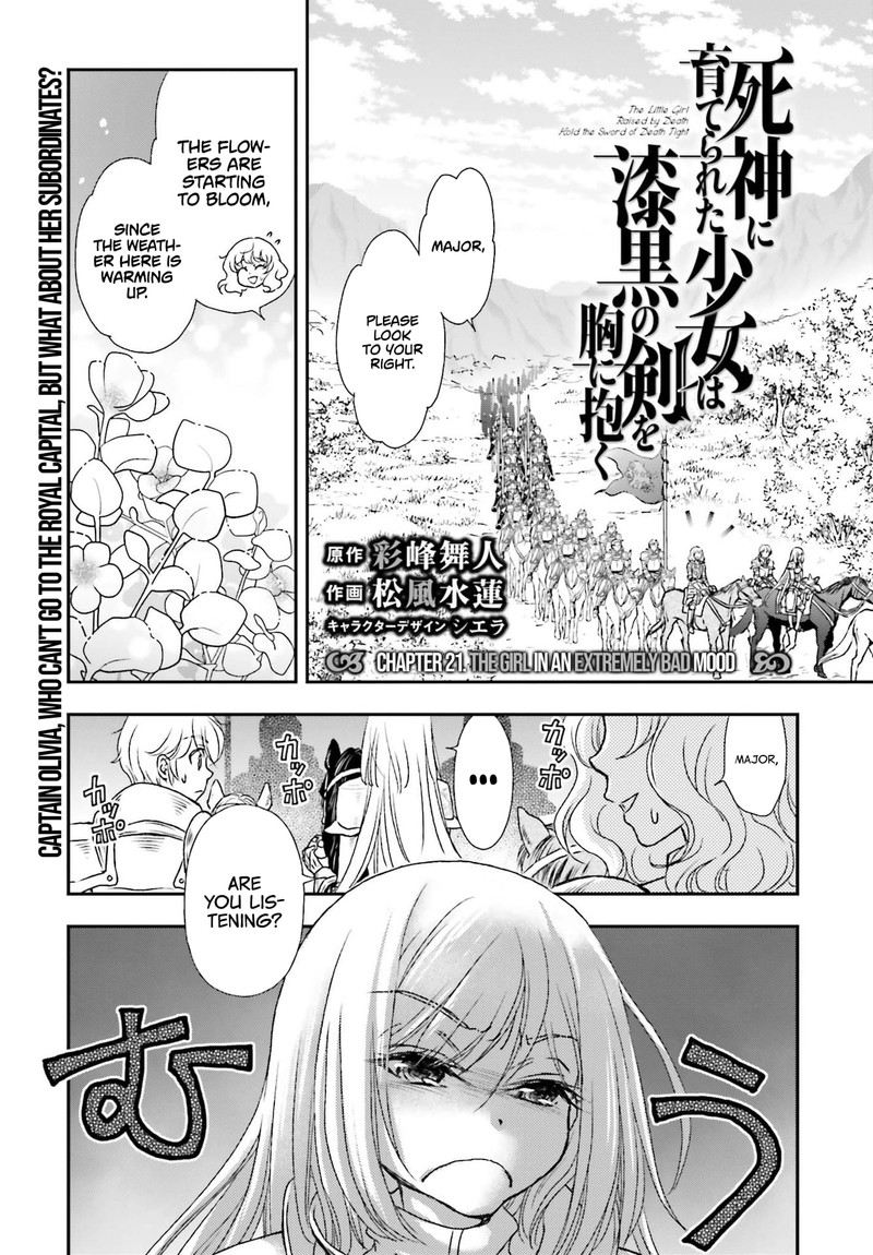 Shinigami Ni Sodaterareta Shoujo Wa Shikkoku No Tsurugi Wo Mune Ni Idaku 21 1