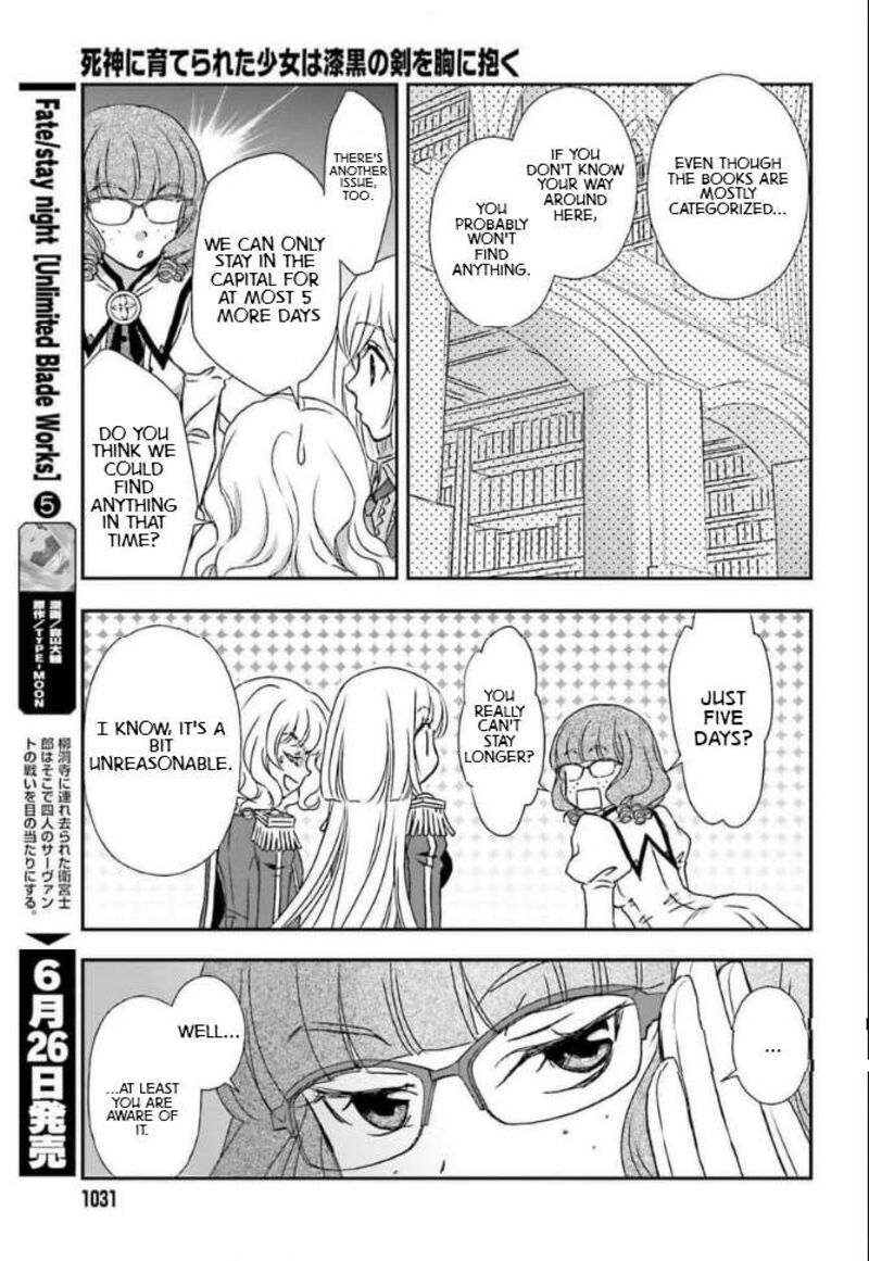 Shinigami Ni Sodaterareta Shoujo Wa Shikkoku No Tsurugi Wo Mune Ni Idaku 46 15