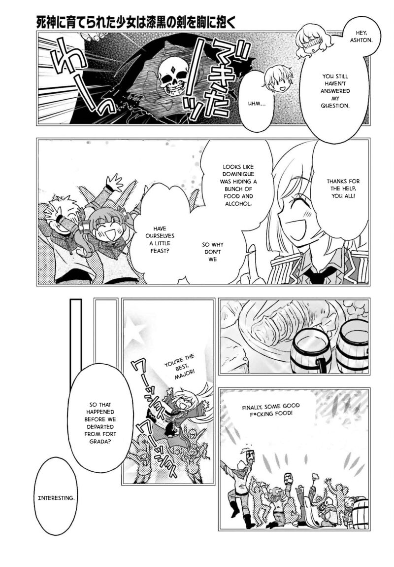 Shinigami Ni Sodaterareta Shoujo Wa Shikkoku No Tsurugi Wo Mune Ni Idaku 50 7