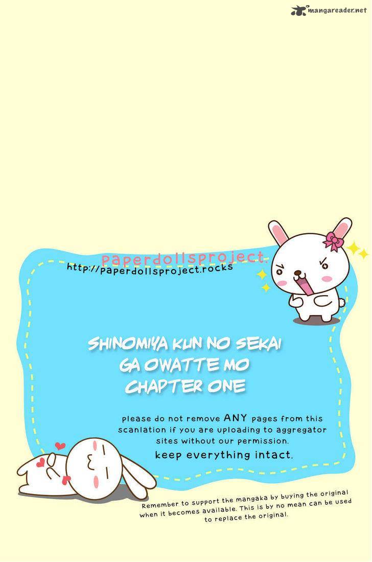 Shinomiya Kun No Sekai Ga Owatte Mo 1 2