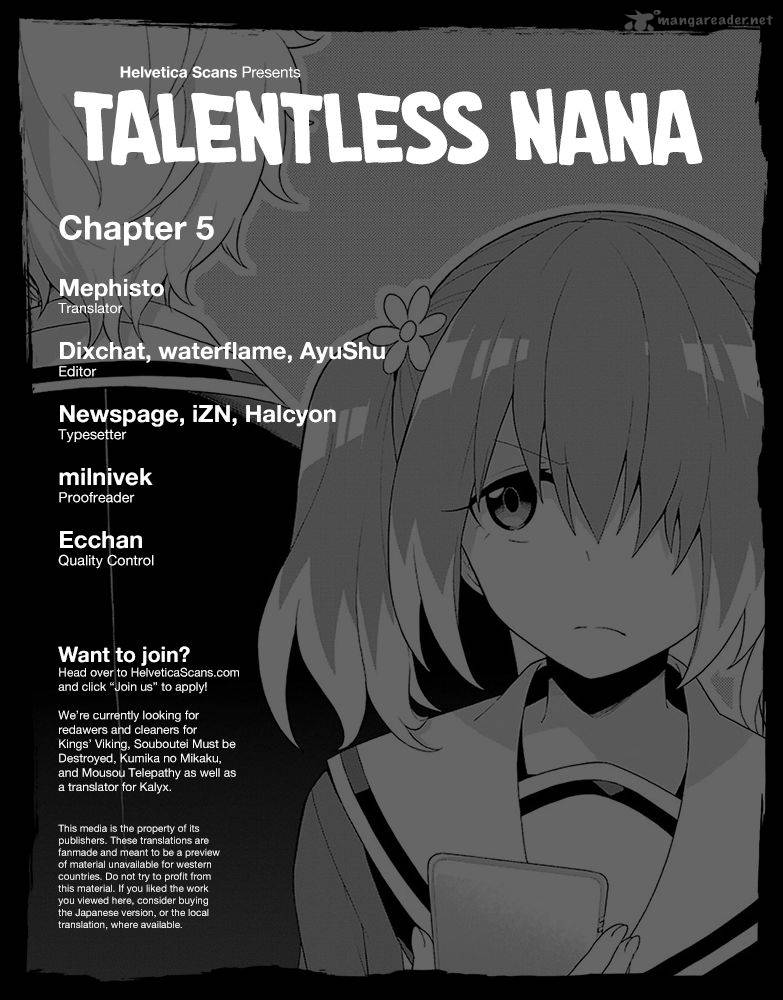 Talentless Nana 5 1