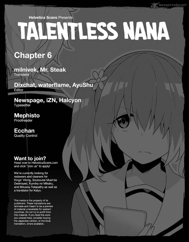 Talentless Nana 6 1