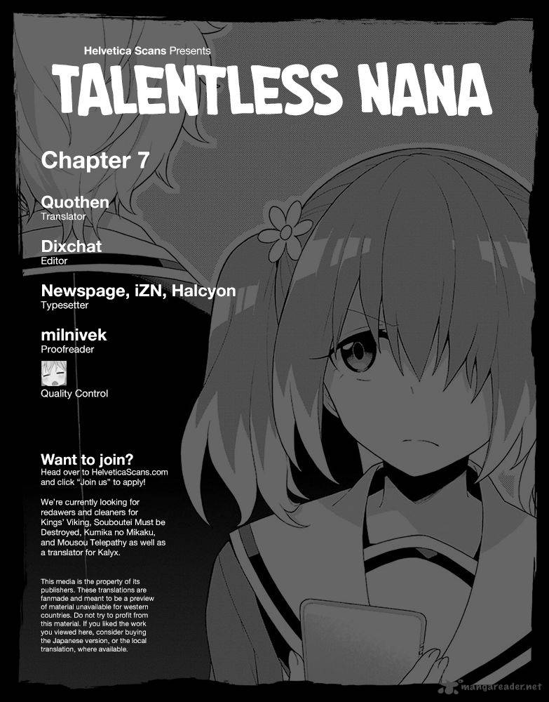 Talentless Nana 7 1