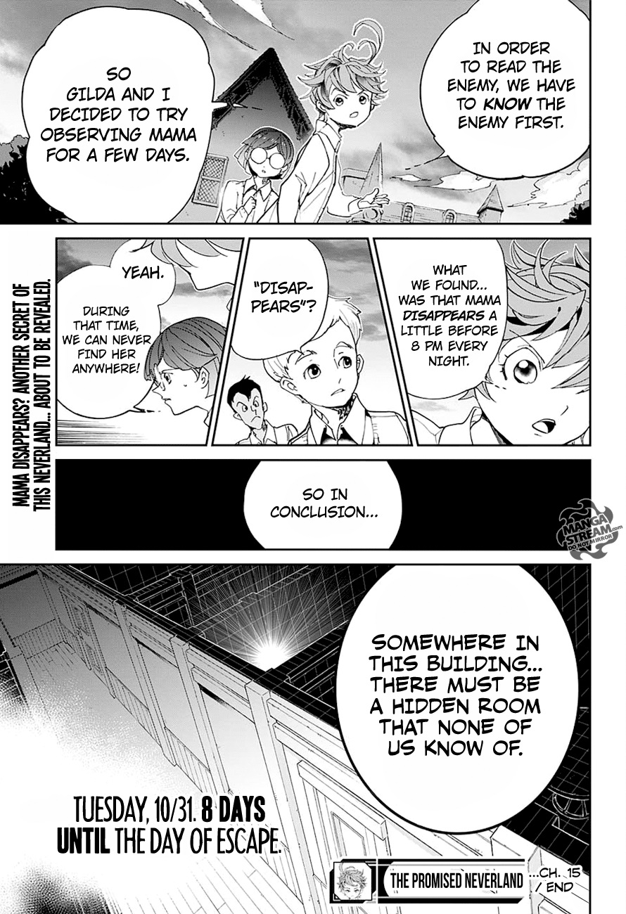 The Promised Neverland 15 18