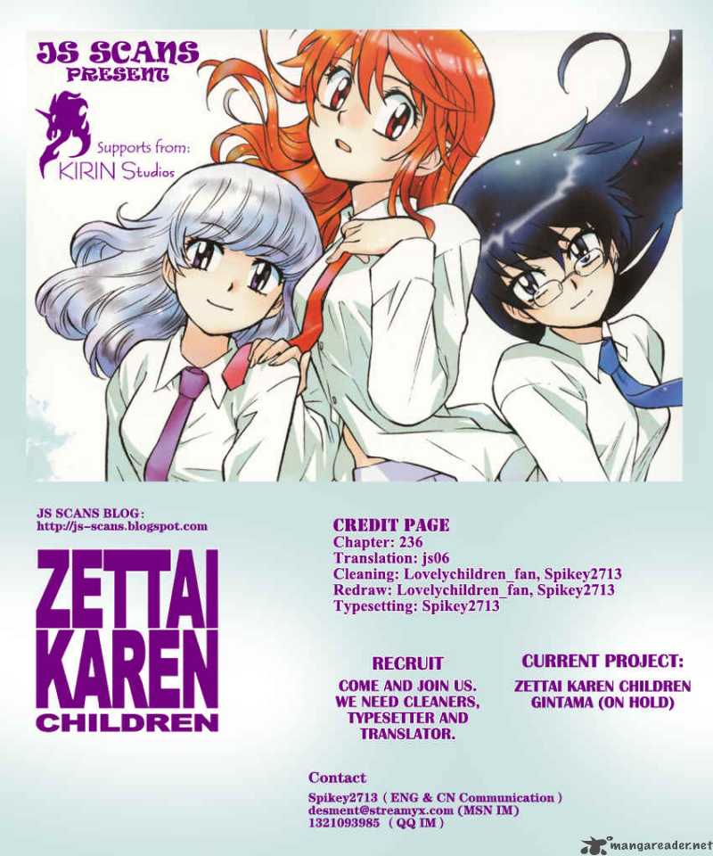 Zettai Karen Children 236 20