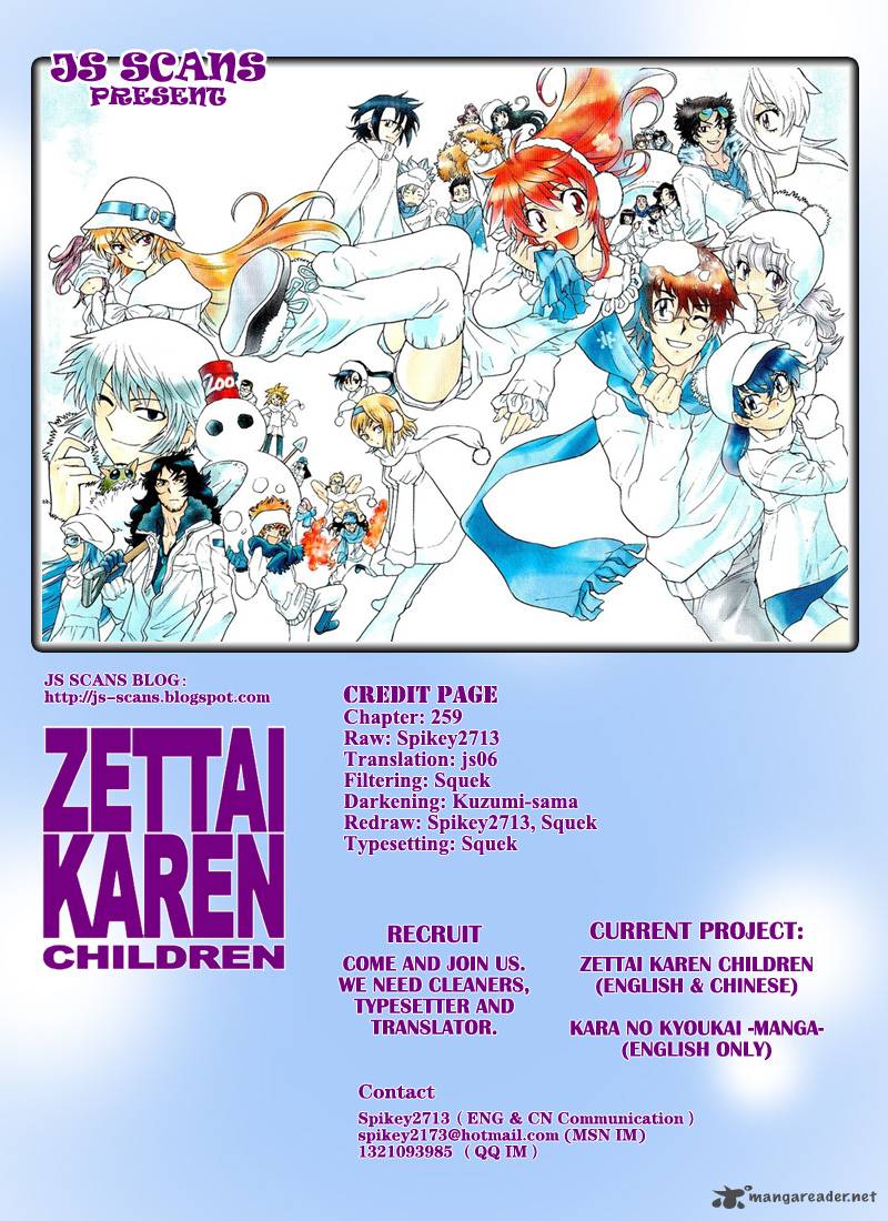 Zettai Karen Children 259 19