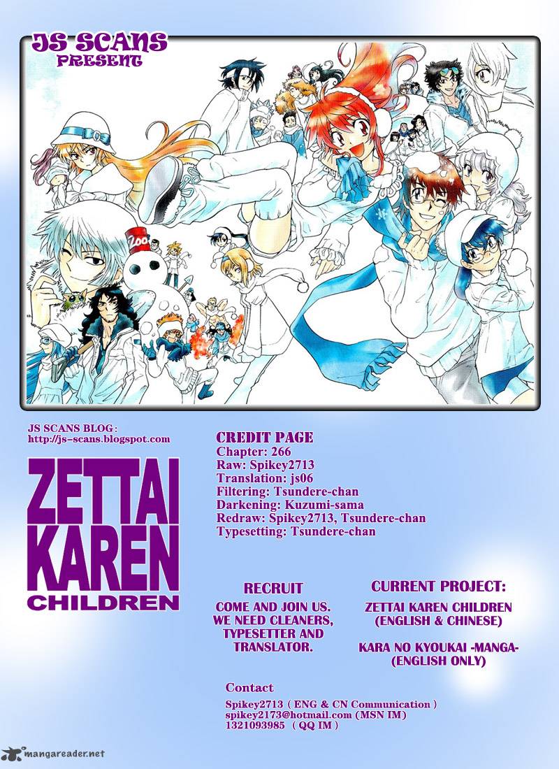Zettai Karen Children 266 19