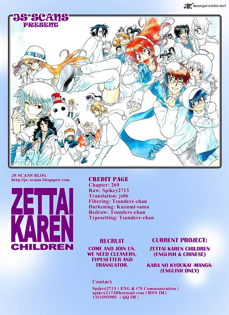 Zettai Karen Children 269 18