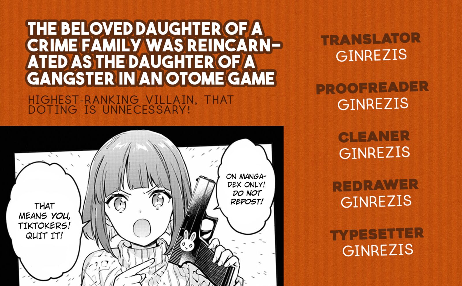 Akutou Ikka No Mana Musume Tensei Saki Mo Otome Game No Gokudou Reijou Deshita Saijoukyuu Rank No Akuyaku Sama Sono Dekiai Wa Fuyou Desu 20 22