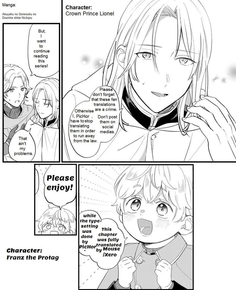 Akuyaku No Goreisoku No Dounika Shitai Nichijou 33 1