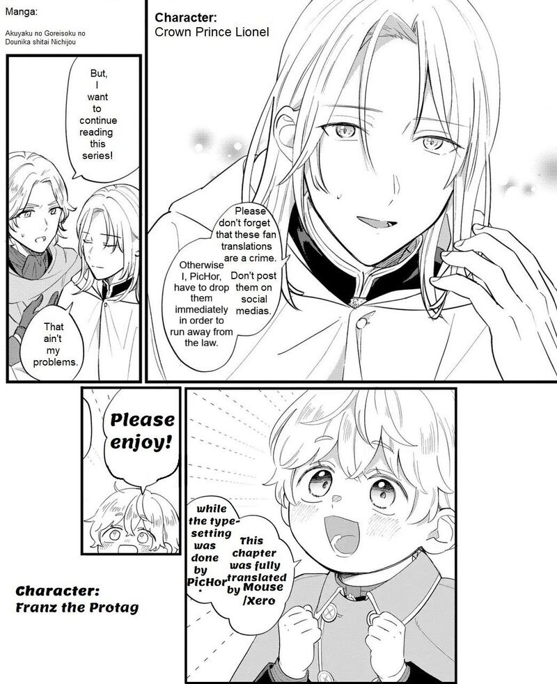 Akuyaku No Goreisoku No Dounika Shitai Nichijou 41 1