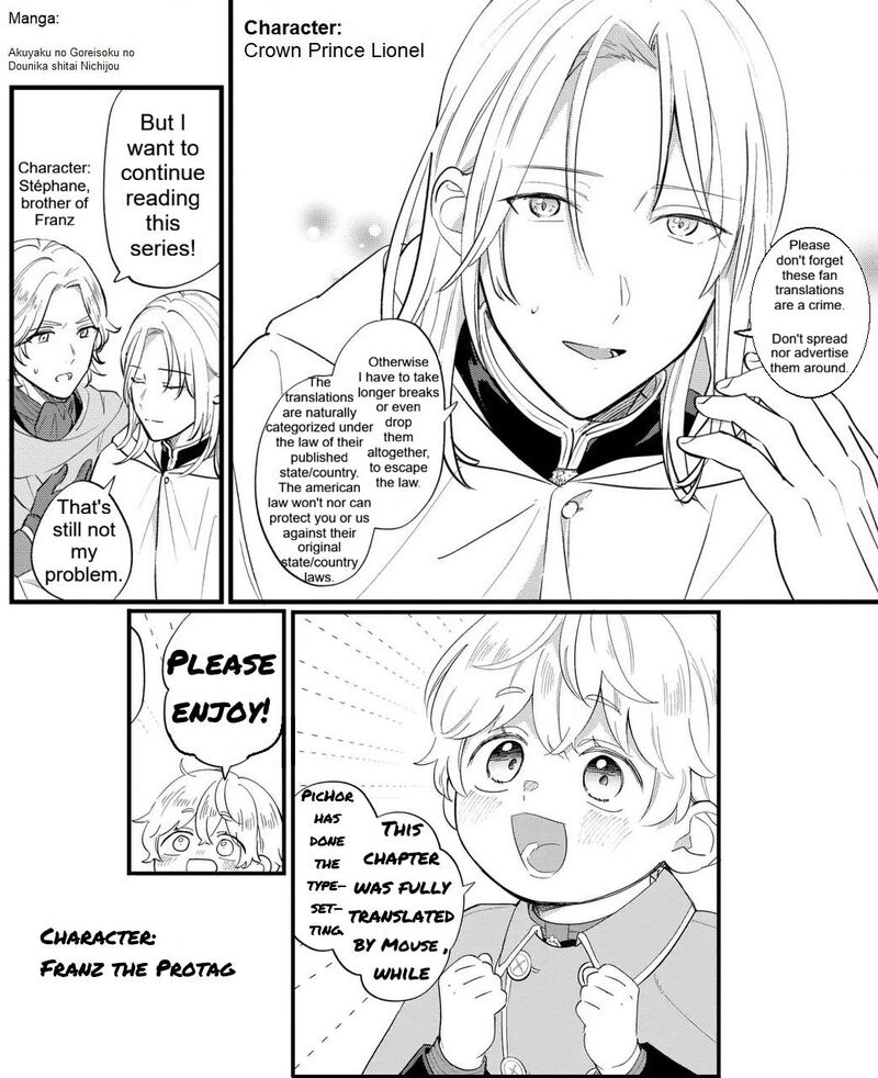 Akuyaku No Goreisoku No Dounika Shitai Nichijou 48 1