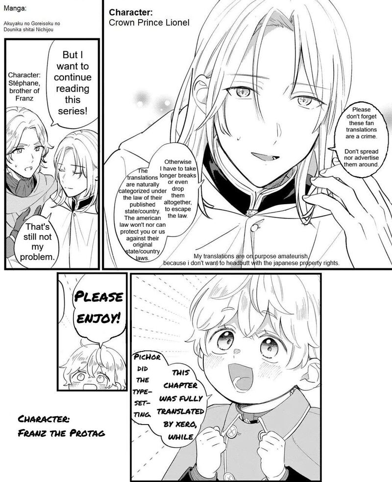 Akuyaku No Goreisoku No Dounika Shitai Nichijou 56 1