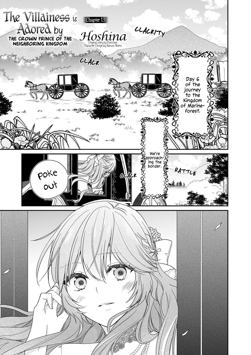 Akuyaku Reijou Wa Ringoku No Outaishi Ni Dekiai Sareru 13 1