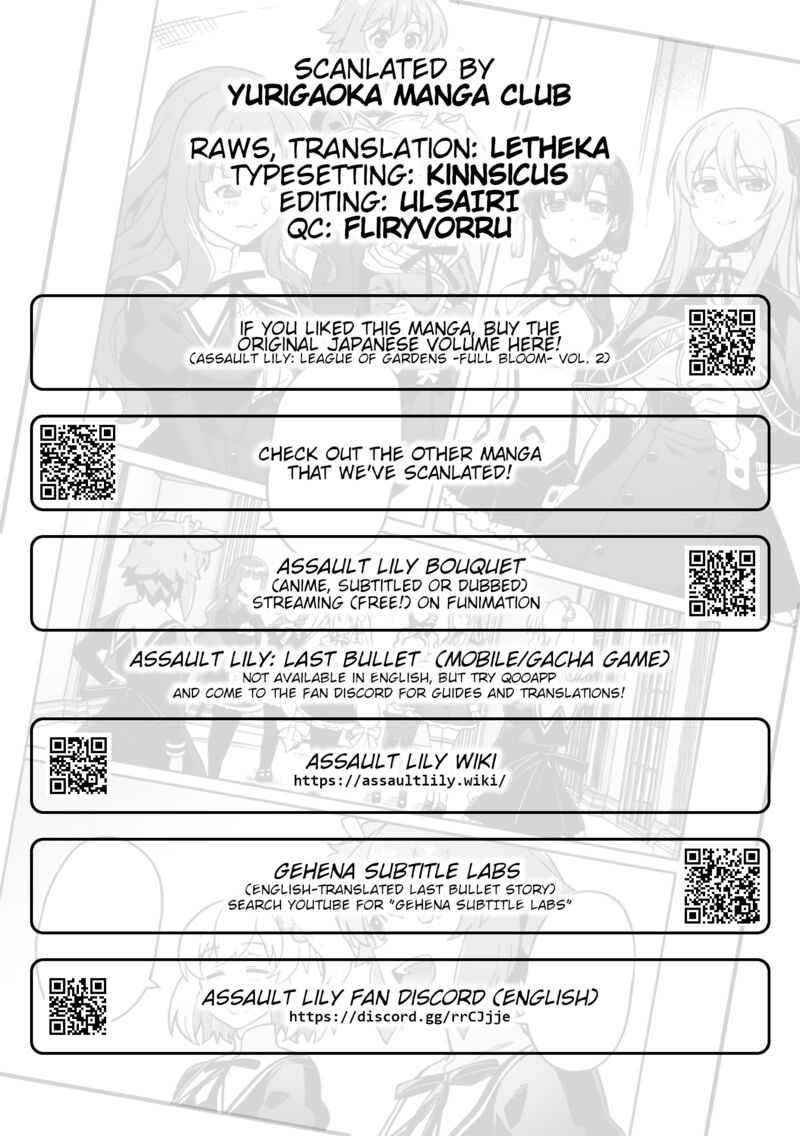 Assault Lily League Of Gardens Full Bloom 9 28