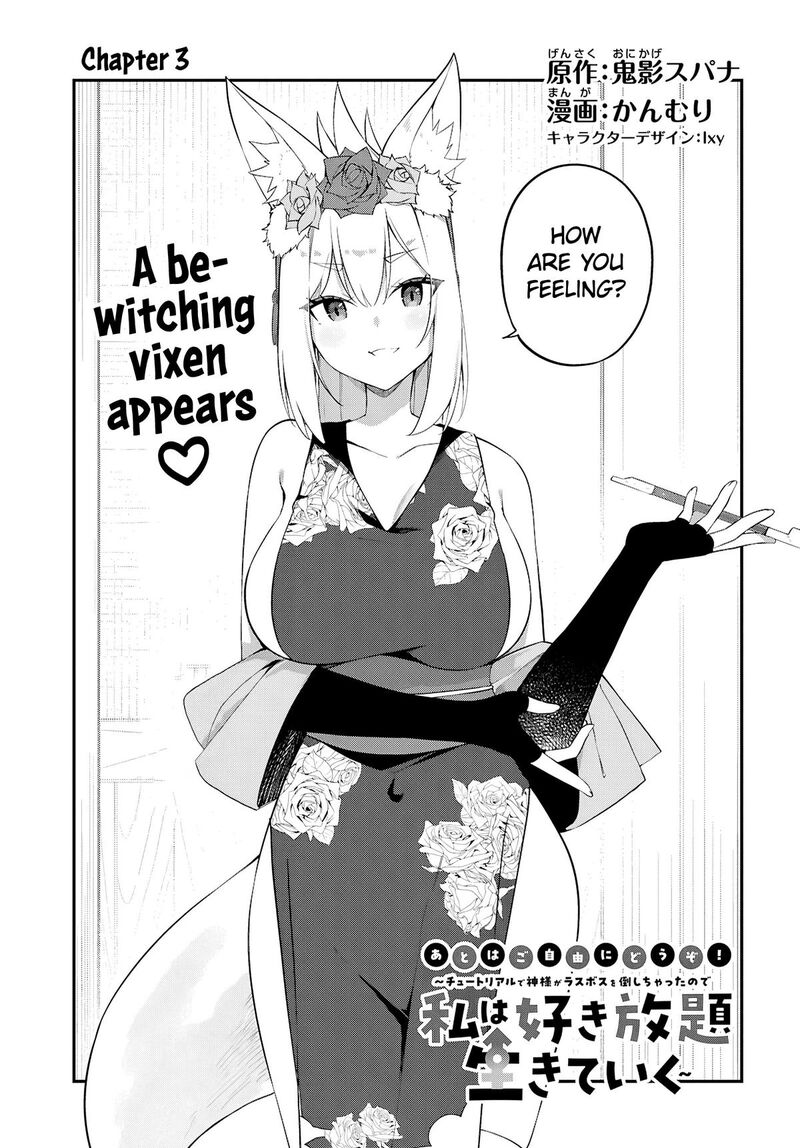 Ato Wa Gojiyuu Ni Douzo Tutorial De Kamisama Ga Last Boss Taoshichatta Node Watashi Wa Suki Houdai Ikiteiku 3 5