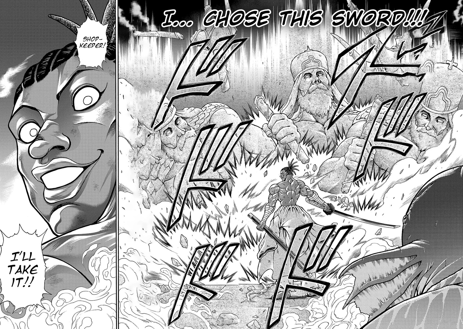 Baki Gaiden Retsu Kaioh Isekai Tensei Shitemo Ikkou Kamawan 70 14