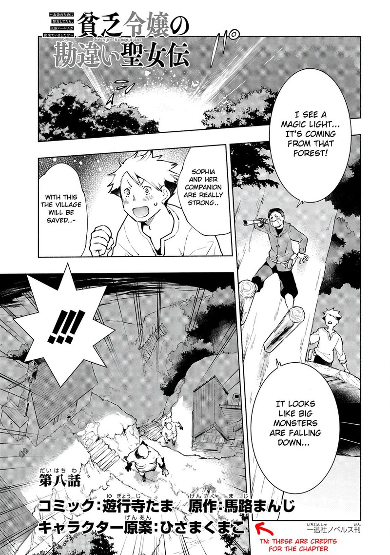 Binbou Reijou No Kanchigai Seijo Den Okane No Tame Ni Doryoku Shitetara Oozoku Harem Ga Dekite Imashita 8 1