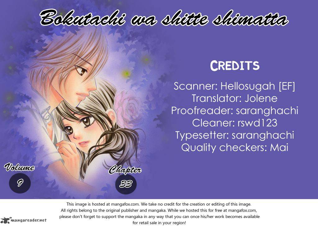 Bokutachi Wa Shitte Shimatta 33 47