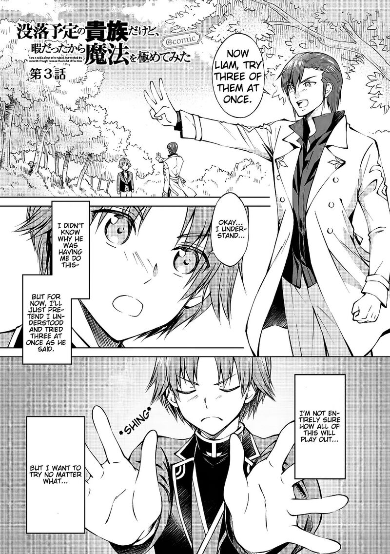 Botsuraku Yotei No Kizoku Dakedo Hima Datta Kara Mahou Wo Kiwamete Mita 3 2