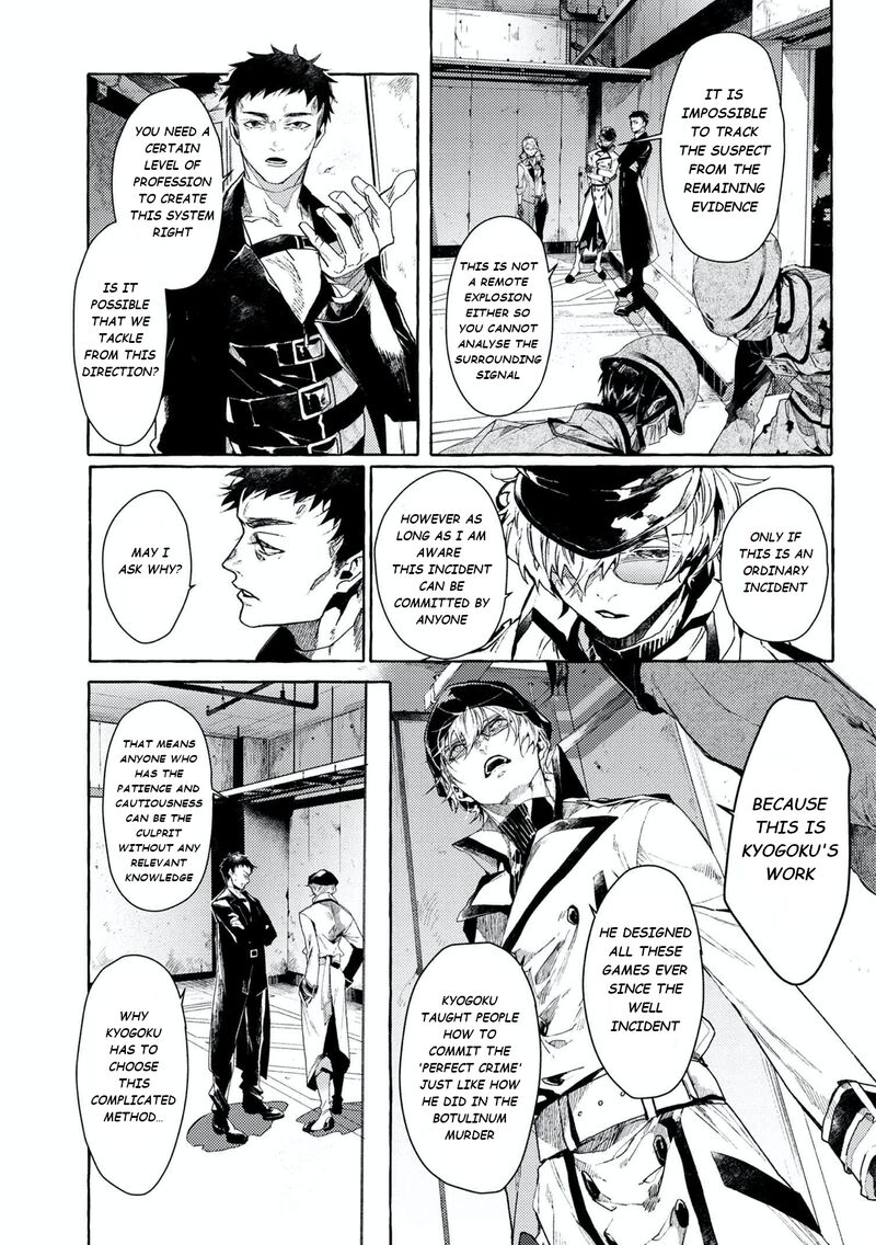 Bungou Stray Dogs Gaiden Ayatsuji Yukito Vs Kyougoku Natsuhiko 6a 7
