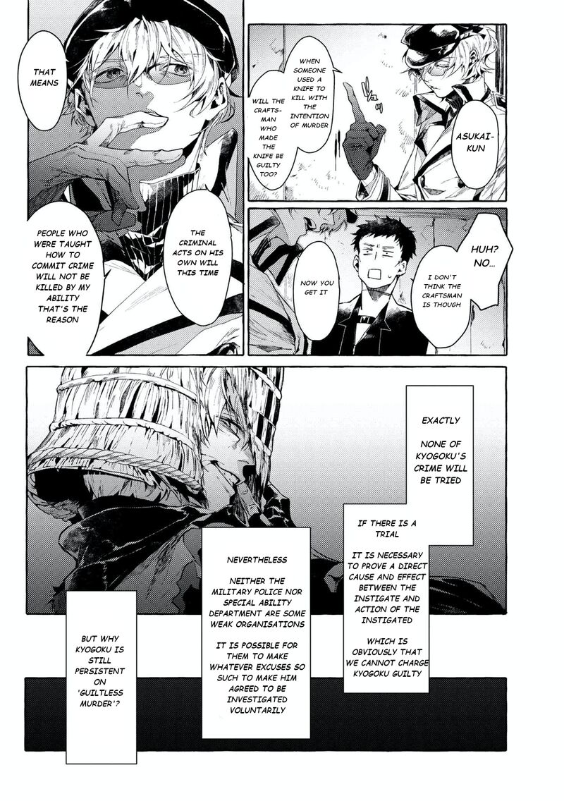 Bungou Stray Dogs Gaiden Ayatsuji Yukito Vs Kyougoku Natsuhiko 6a 8