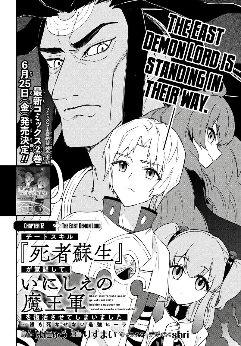 Cheat Skill Shisha Sosei Ga Kakusei Shite Inishie No Maougun O Fukkatsu Sasete Shimaimashita Daremo Shinasenai Saikyou Healer 12 3