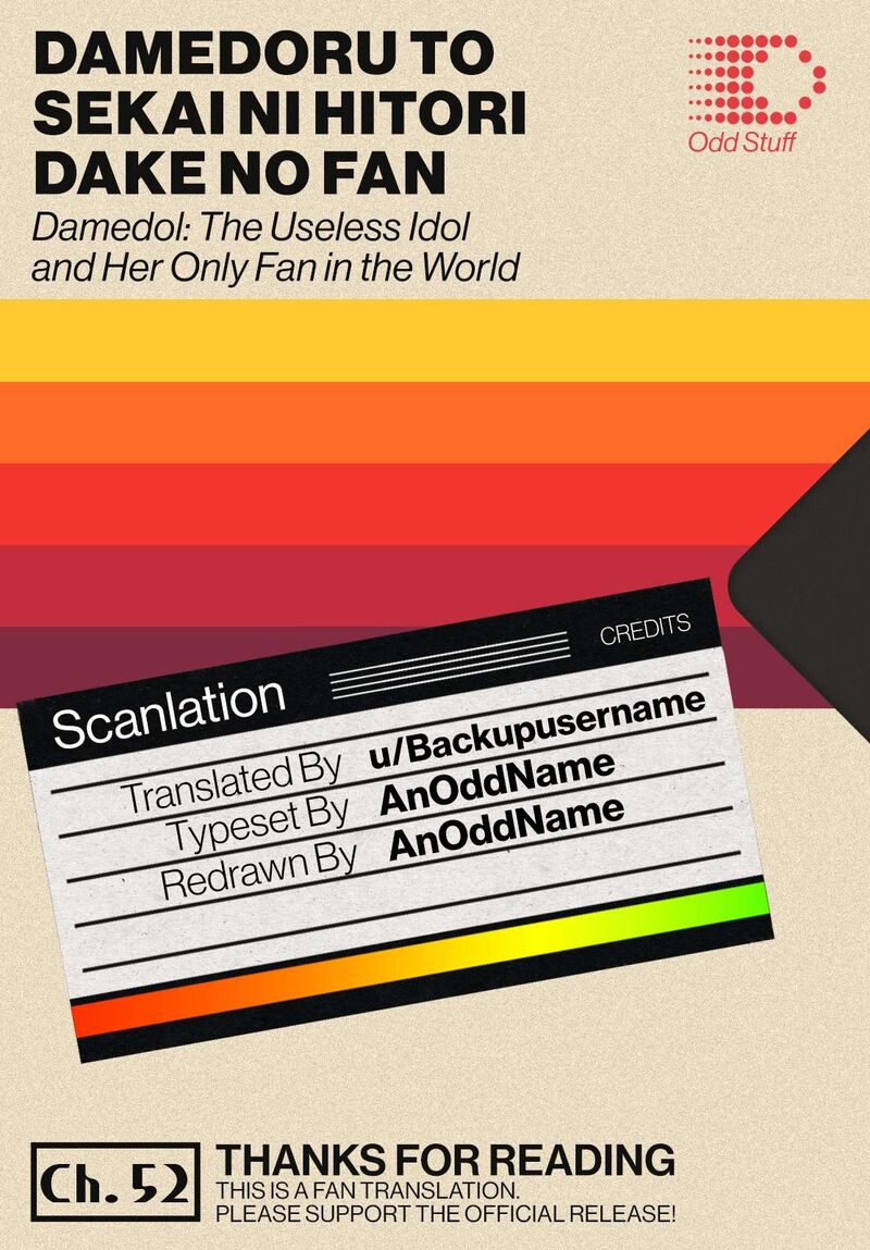 Damedol To Sekai Ni Hitori Dake No Fan 52 15