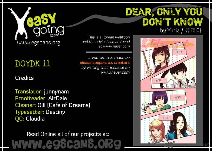 Dear Only You Dont Know 11 1